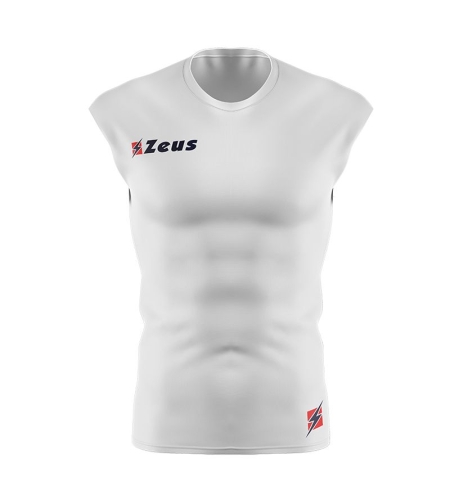 Мъжки Спортен Термо Потник ZEUS Maglia Fisiko Smanicata Bianco