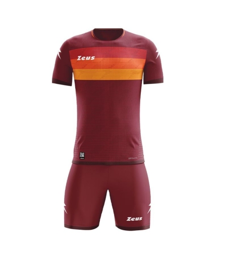 Детски Футболен Екип ZEUS Kit Icon Roma Granata/Arancio