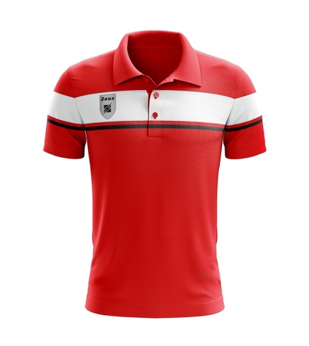 Детска Тениска ZEUS Polo Achille Rosso/Bianco