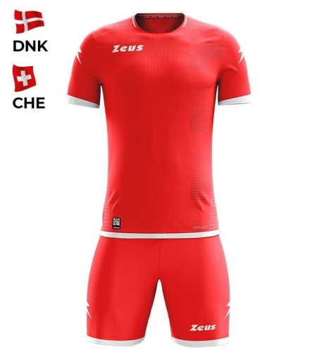 Детски Спортен Екип ZEUS Kit Mundial DNK Rosso/Rosso