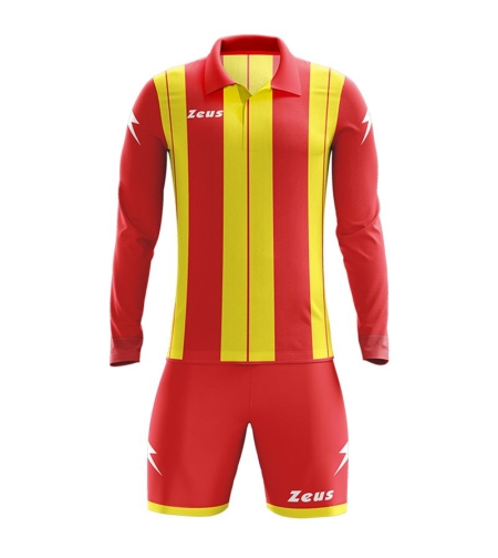 Детски Футболен Екип ZEUS Kit Pitagora Rosso/Giallo