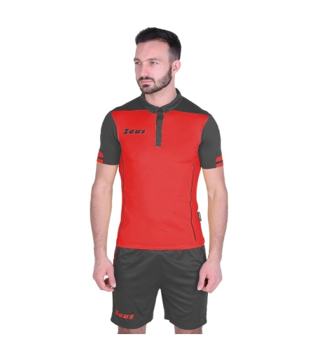 Футболен Екип ZEUS Kit Aquarius Grigio/Rosso