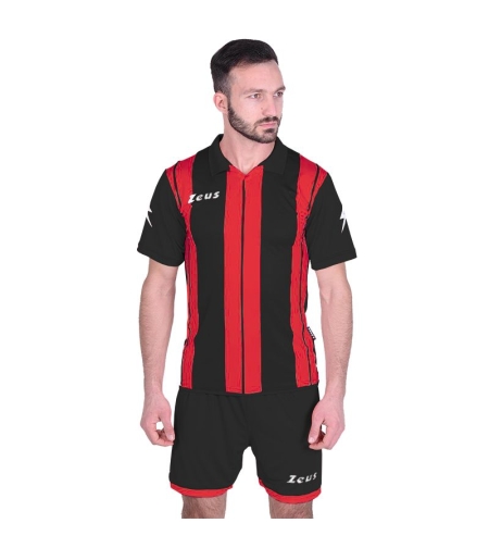 Футболен Екип ZEUS Kit Pitagora MC Nero/Rosso