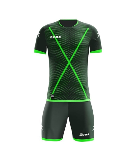 Детски Футболен Екип ZEUS Kit Icon Wolfsburg Verde/Verde fluo