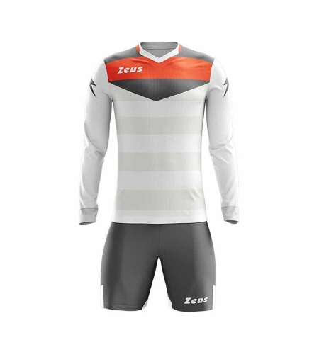 Детски Вратарски Екип ZEUS Kit GK Argo/Slim Fit Bianco/Grigio scuro