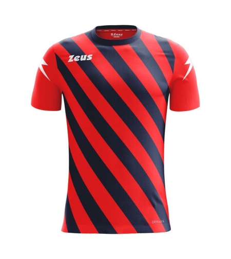 Детска Тениска ZEUS Shirt Zip Rosso/Blu