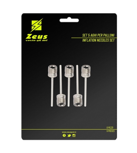 Комплект Игли За Топка ZEUS Set 5 Aghi Per Palloni