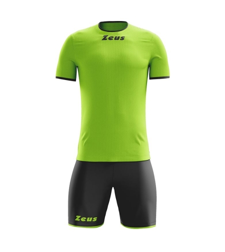 Детски Футболен Екип ZEUS Kit Sticker Verde Fluo/Nero