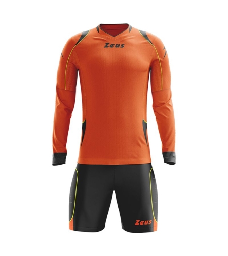 Детски Вратарски Екип ZEUS Kit Gk Paros Arancio fluo/Nero