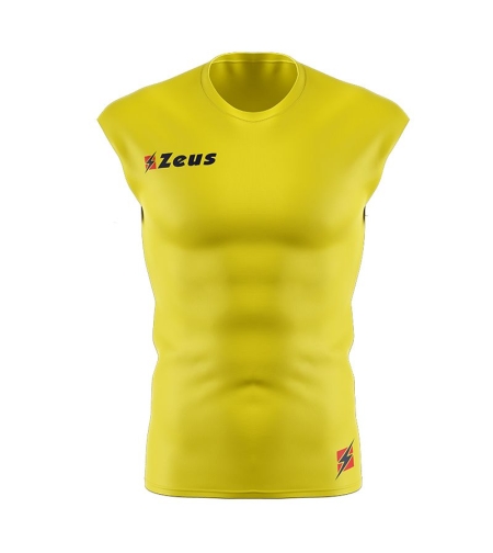 Мъжки Спортен Термо Потник ZEUS Maglia Fisiko Smanicata Giallo