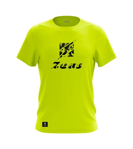 Мъжка Тениска ZEUS Shirt Square Giallo Fluo