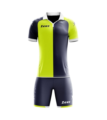 Детски Футболен Екип ZEUS Kit Gryfon Giallo Fluo/Blu