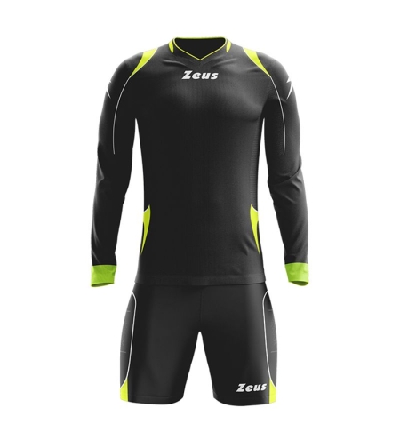 Детски Вратарски Екип ZEUS Kit Gk Paros Nero/Giallo Fluo
