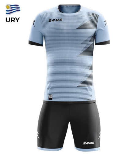 Детски Спортен Екип ZEUS Kit Mundial URY Sky/Nero