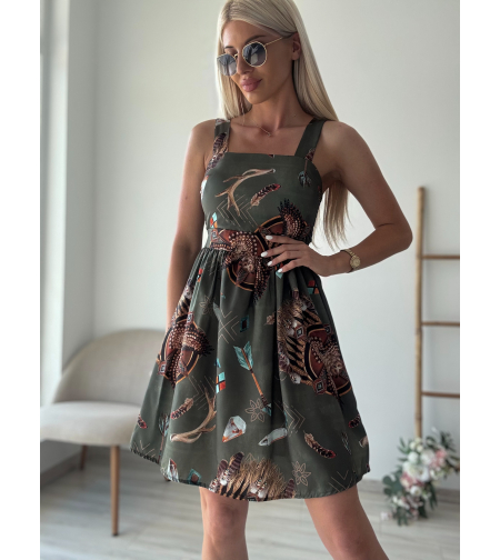 Зелена рокля Roma