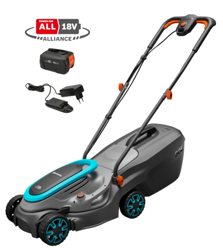 Battery Lawnmower PowerMax 32/18V P4A Set