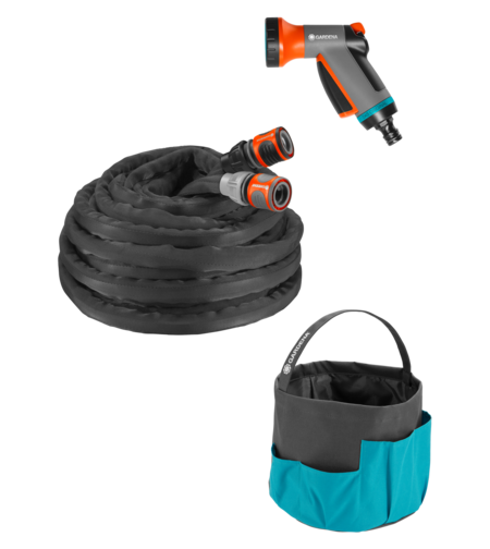 Комплект текстилен маркуч Liano 10 m за градско градинарство