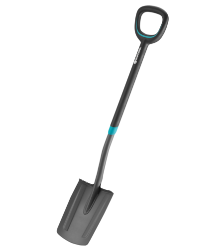 GARDENA ErgoLine spade, shovel for the garden, quality steel, ergonomic