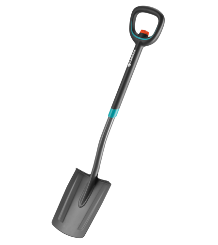 GARDENA ErgoLine telescopic spade, adjustable garden spade, ergonomic, 106 cm - 126 cm