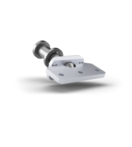 Quick release support blade holder