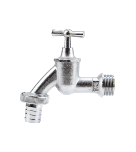 Кран с винтов съединител за маркуч