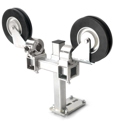 Offset pulley double, slot