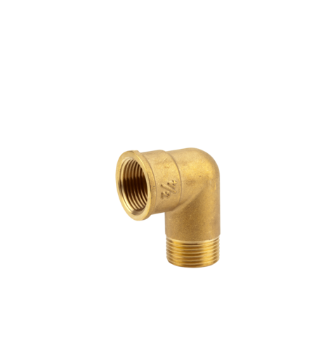 Месингово коляно с вътрешна и външна резба