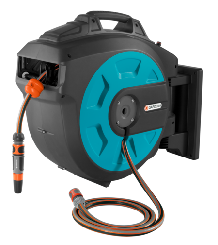 Wall-Mounted Hose Box 25 roll-up automatic