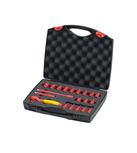Ratchet wrench set insulated, ¼”