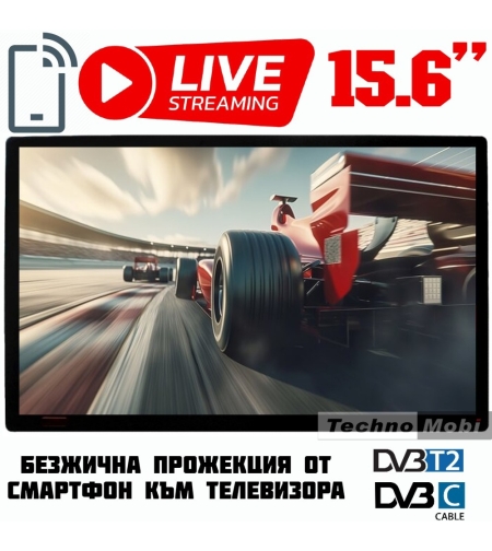 ПОРТАТИВЕН ТЕЛЕВИЗОР NORTHERN CROSS NC-D16S, 16 ИНЧА, 12 ВОЛТА, ВГРАДЕНА СТРИЙМИНГ ФУНКЦИЯ