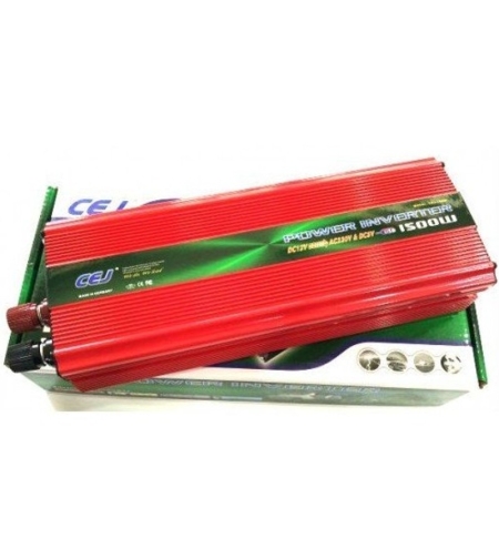 Качетвен инвертор на напрежение CEJ 12v или 24v, 1500 W