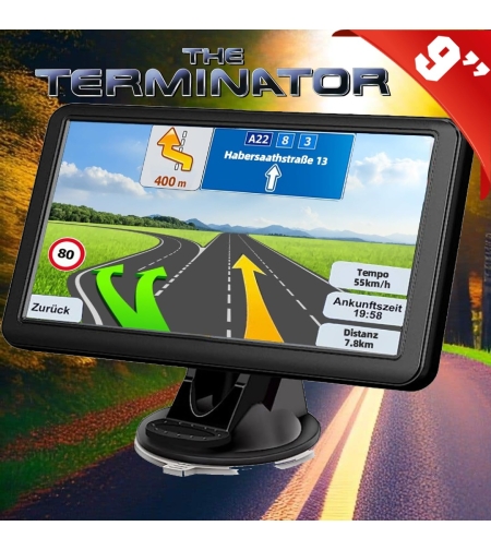 GPS Навигация Diniwid N9i Terminator, 9 инча, 256 MB RAM