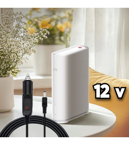 5G РУТЕР ZTE G5TS, СЛОТ ЗА СИМ КАРТА, 12/220 v, БЯЛ