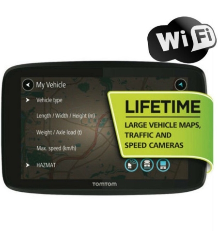 GPS Навигация за Камион TomTom GO Professional 520, 5 инча, Доживотно обновяване, Трафик