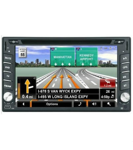 ДВОЕН ДИН 6516, УНИВЕРСАЛЕН, GPS НАВИГАЦИЯ, ЦИФРОВ TV ТУНЕР, DVD, BLUETOOTH, FM РАДИО