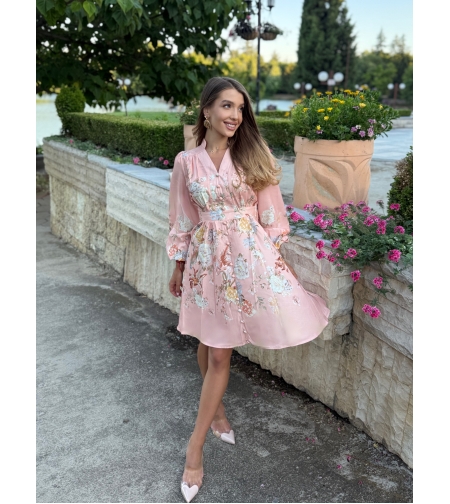 Флорална рокля