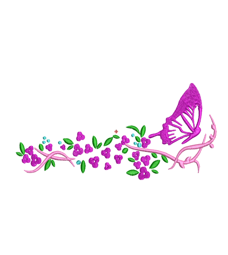 Пеперуди с цветя 25