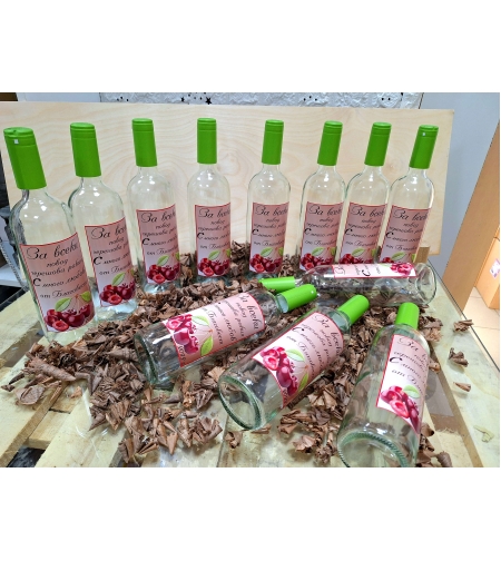 Бутилки с етикет * Черешова ракия *