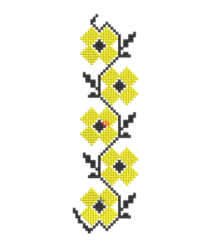 Цветя дизайн 65441 ръкав