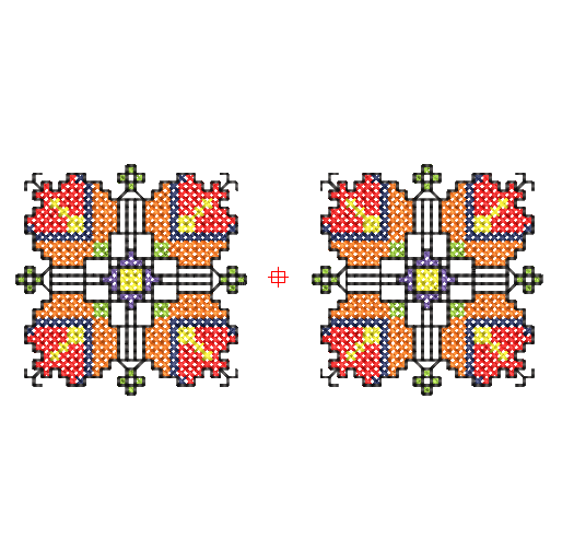 Шевица 123 кръстат бод