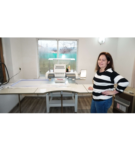 New MoDel 1250 Х 550 Бродировъчна машина QМТТ 1501