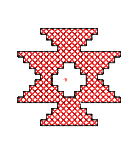 Канатица 2 кръстат бод