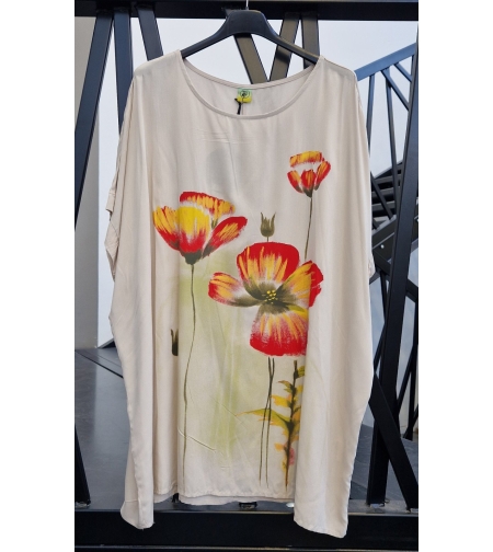 Блуза с къс ръкав