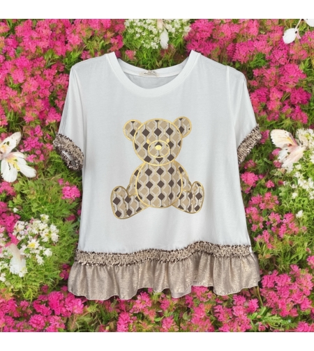 Блуза с къс ръкав