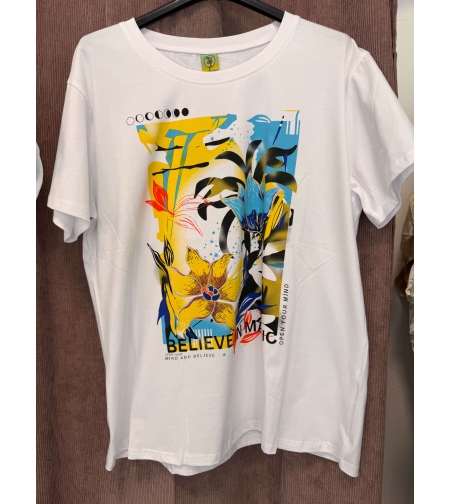 Блуза с къс ръкав