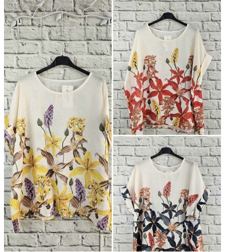 Блуза с къс ръкав