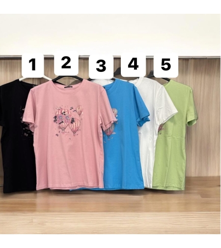 Блуза с къс ръкав