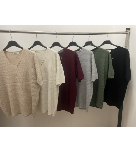 Блуза с къс ръкав