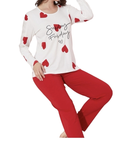 ПИЖАМА ЧЕРВЕН