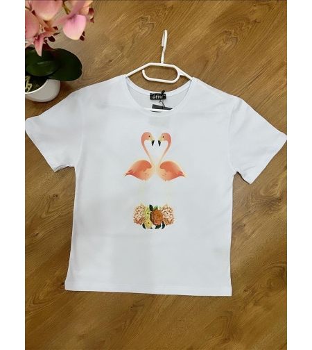 Блуза с къс ръкав